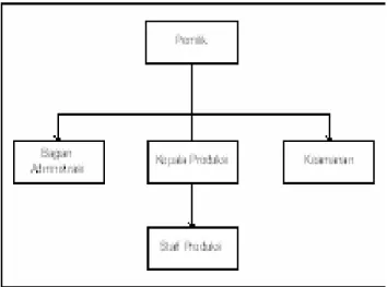 Gambar 1.1 Struktur Organisasi Topaint 