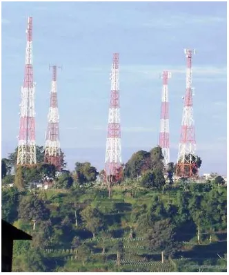 Gambar 3. Antena pemancar broadcast 