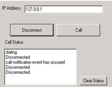Gambar 11.  Status pengiriman message berupa audio di komputer server   