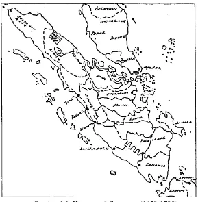 Gambar 1.1. Kerajaan di Sumatera (1650-1700) 