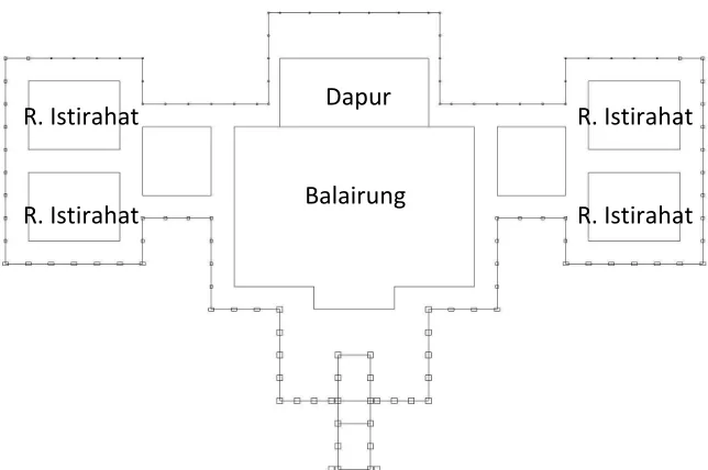 Gambar 4.5. Denah Istana Maimun 