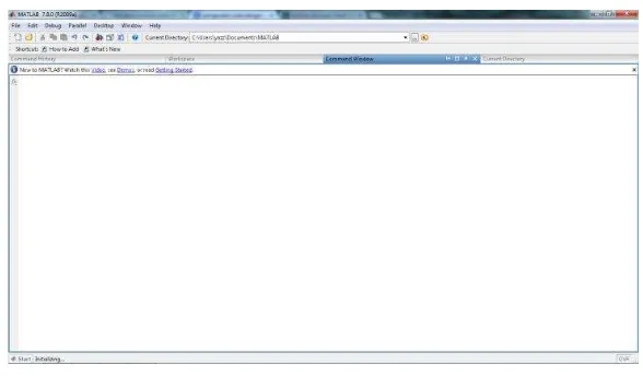 Gambar 2.3 Matlab Command Window 