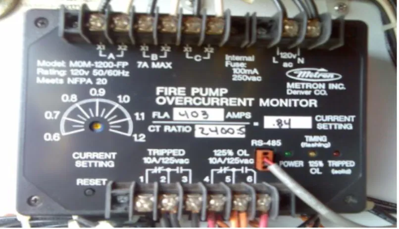Gambar : Relay Arus Lebih Tipe MOM-1200-FP 