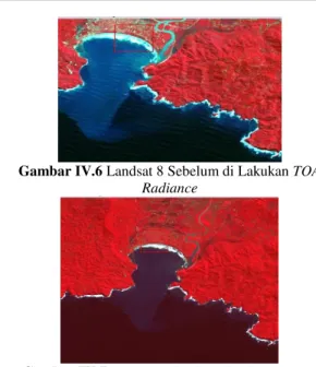 Gambar IV.7 Landsat 8 Setelah di Lakukan TOA 