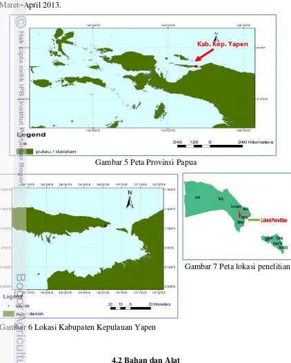 Gambar 5 Peta Provinsi Papua 