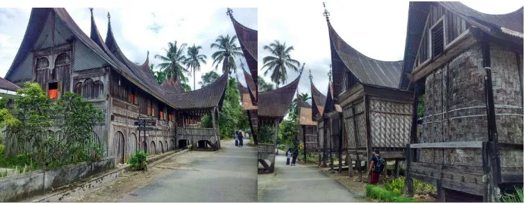 Gambar 2.3 Rumah Gadang Adat Milik suku Melayu Dt.Lelo Panjang (dan 2.4) dengan 5 