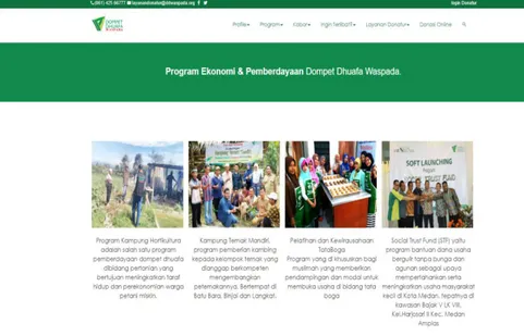 Gambar 8 Program Ekonomi Dompet Dhuafa Waspada Medan 