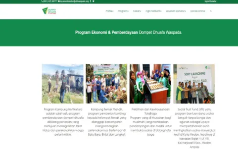 Gambar 8 Program Ekonomi Dompet Dhuafa Waspada Medan 