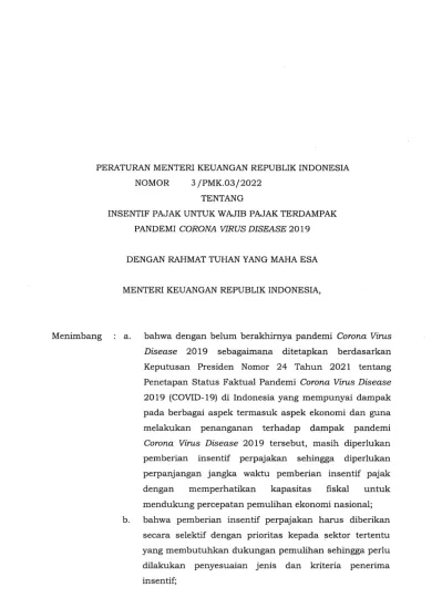 MENTER! KEUANGAN REPUBLIK INDONESIA SALINAN