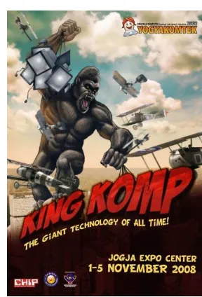 Gambar 2 Iklan Pameran Komputer King Komp karya Petakumpet Creative Network 