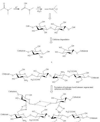 Fig. 2 presents the XRD profiles of (a) MCC, (b)