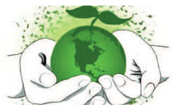 Gambar 5.1 Ilustrasi Kelestarian Lingkungan Ada di Tangan ManusiaSumber: baltyra.com