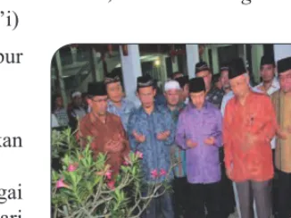 Gambar 3.12  �erdo�a saat ber�iarah kubur 