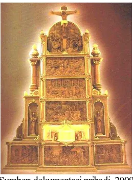 Gambar 3. Bagian Depan Meja Altar 