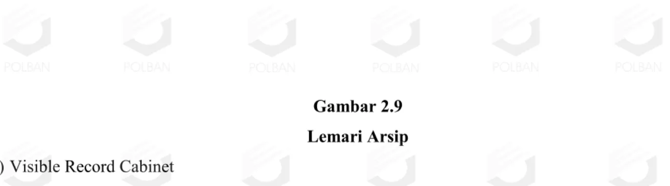 Gambar 2.9  Lemari Arsip  5) Visible Record Cabinet 