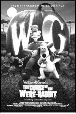 Gambar 6. Poster Film Animasi Wallace & Gromit: the Curse of Were-Rabbit  (2005)  