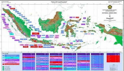 Gambar 1.5 Peta Cekungan Sedimen Indonesia.
