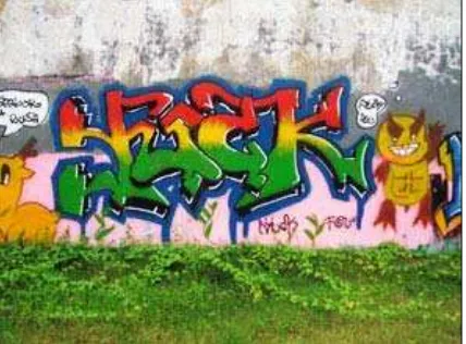 Gambar 5. Graffiti di Jl. Taman Apsari 