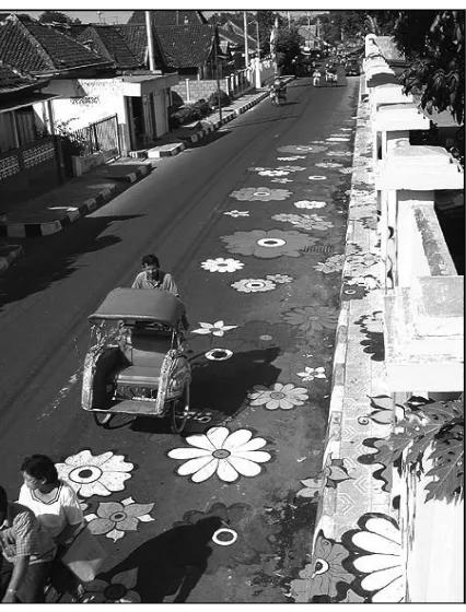 Gambar 6.  Mural di Jalan Ireda, Jogjakarta kar-ya Megan Wilson (Amerika Serikat)  