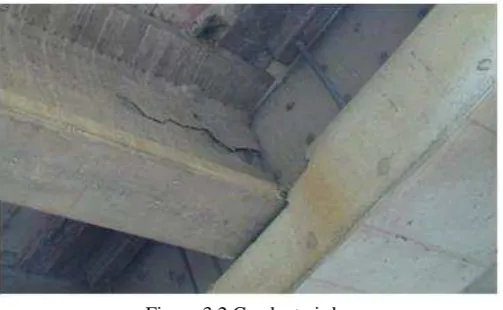 Figure 3.2 Crack at girder 