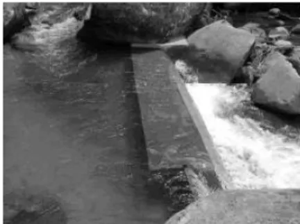 Gambar 5. Diversion Weir dan Intake (Dam/Bendungan Pengalih dan Intake)