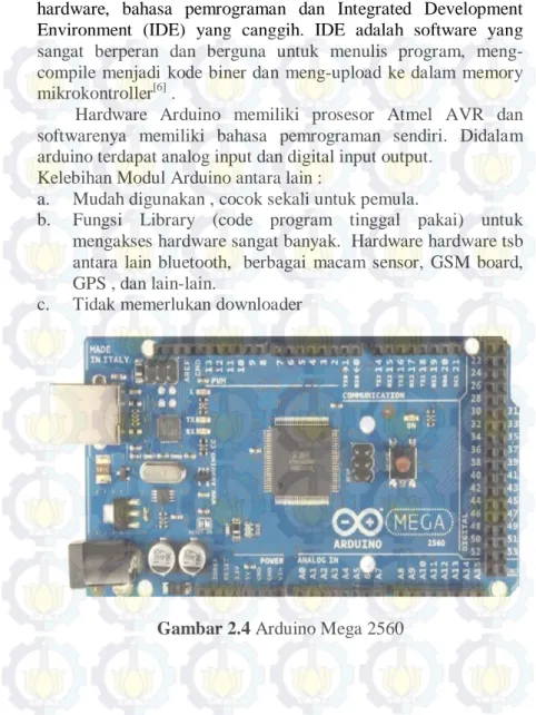 Gambar 2.4 Arduino Mega 2560 