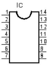 Gambar 2. 12 Simbol IC 
