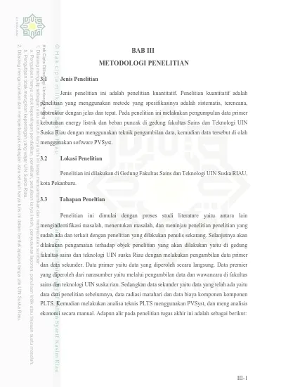 ANALISIS TEKNIS DAN EKONOMIS PEMBANGKIT LISTRIK TENAGA SURYA (PLTS ...