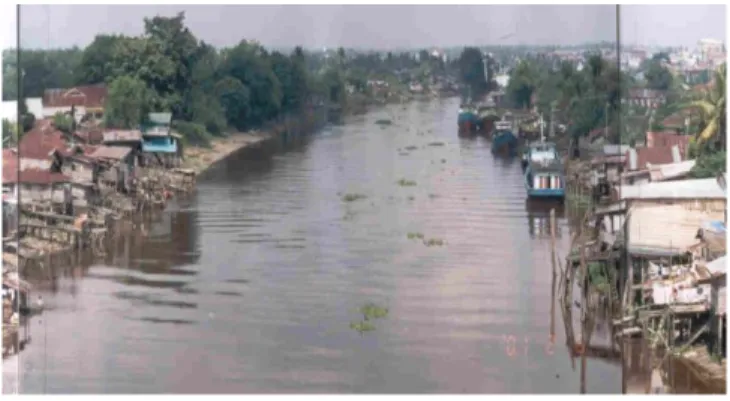Gambar   VI.1:  Pandangan kondisi fisik Sungai Siak 