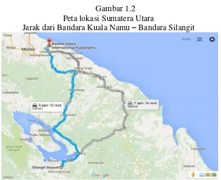 Gambar 1.1 Peta lokasi Kabupaten Tapanuli Utara 