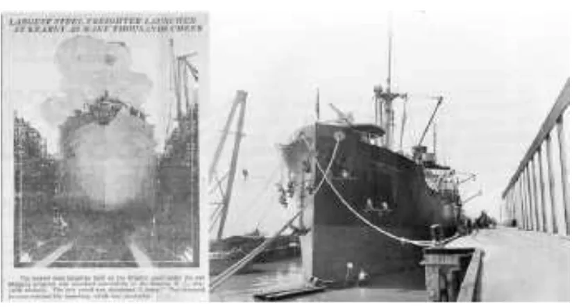 Gambar 2. USAT Liberty tahun 1918 dan 1941 (Sumber: US Army Signal Corps Photo SC 131484,  US National Archives)