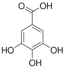 Gambar 2.2 Struktur Kimia Asam Galat  