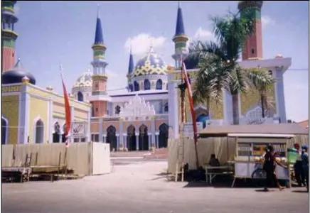 Gambar 7. Pemandangan pantai Boom dilihat dari arah Utara ke Selatan (kearah daratan)  