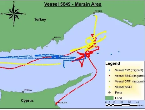 Figure 8. Detected Vessels 