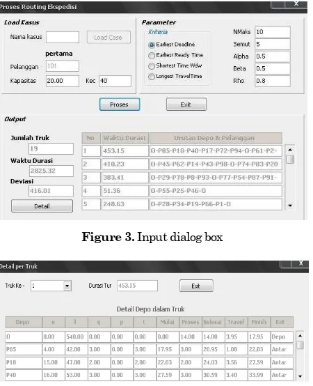 Figure 3. Input dialog box  