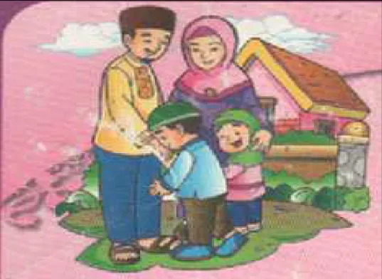 Gambar  j: Adab terhadap lingkungan 