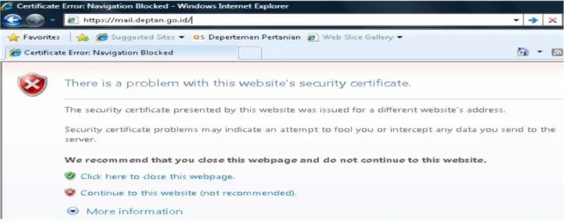 Gambar 2.7. Icon berlambang gembok terkunci pada Internet Explorer