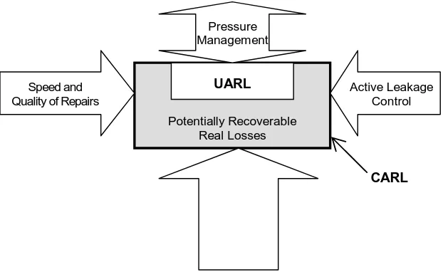 Figure 3.  Basic Methods of Managing Real Losses. [5] 
