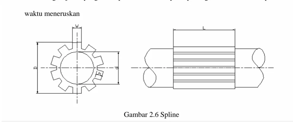 Gambar 2.6 Spline  