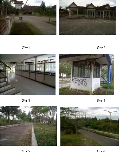 Gambar 1,2,3,4,5,6: Merupakan gambaran keadaan kondisi dari Terminal Sarantama/Tanjung Pinggir yang di bangun utk menggantikan 