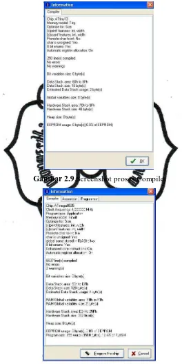 Gambar 2.9 Screenshot proses Compile 