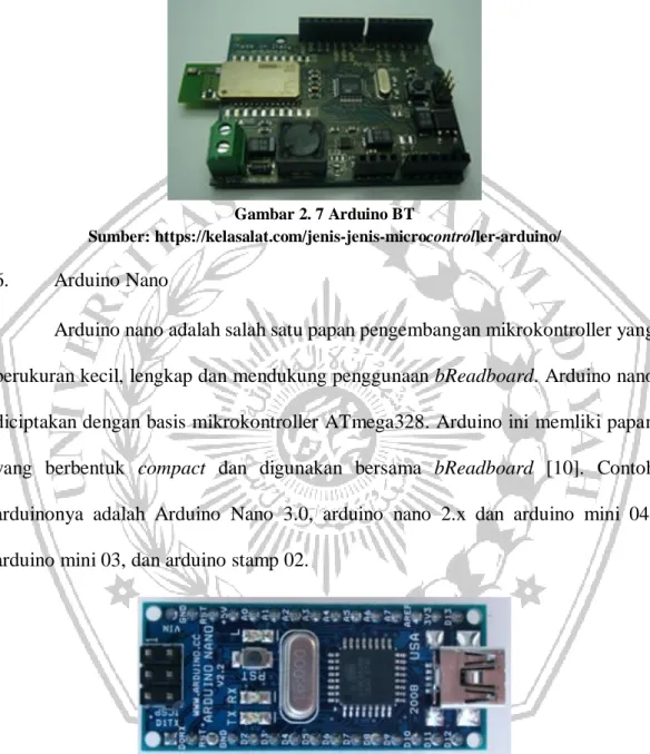 Gambar 2. 7 Arduino BT  