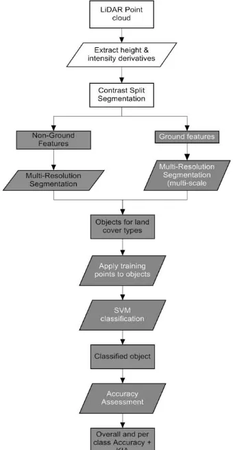 Figure 1. General Flowchart of LiDAR Data Classification 