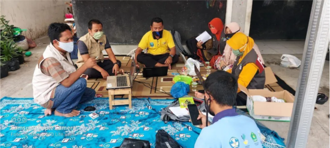 Gambar 4. Penyusunan Materi dan Model Pendampingan 