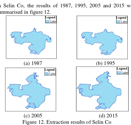 Figure 12. Extraction results of Selin Co 
