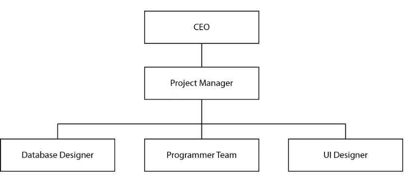 Gambar III.1 Struktur Organisasi CV. Metric Design 