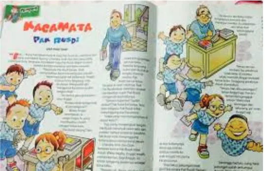Gambar 2. Contoh bacaan untuk anak usia 7-11 tahun (dikutip dari http://eanreana.mywapblog.com/majalah-bobo.xhtml)