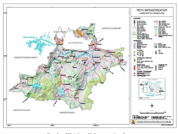 Gambar III-1 Peta Kabupaten Bandung 