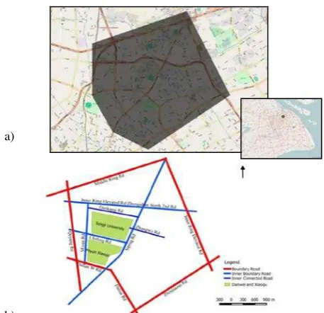 Figure 4. GPS samples of one taxi in one day, dots in red means the taxi is occupied, blue dots indicate non-occupied