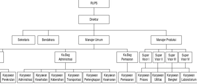 Gambar 7.1 Struktur Organisasi 